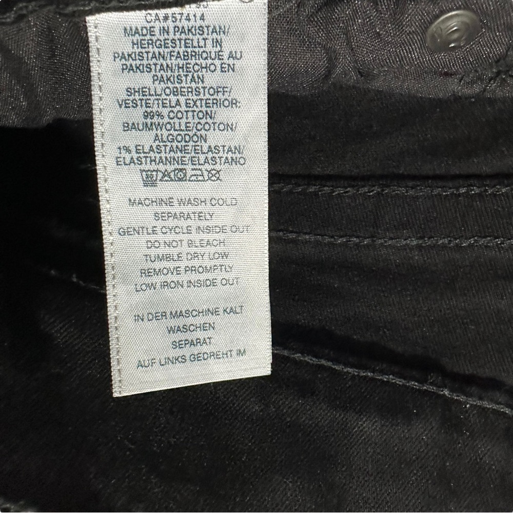 True Religion Buddha World Tour Geno Relaxed Slim Black Wash Jeans Sz 30x32 NWT - Picture 9 of 16